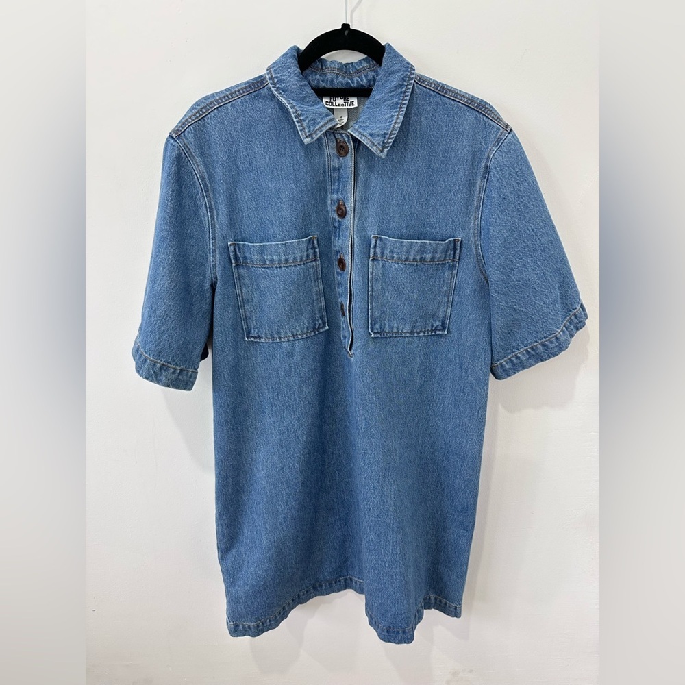 Future Collective Women’s Denim Dress - M - Picture 4 of 8